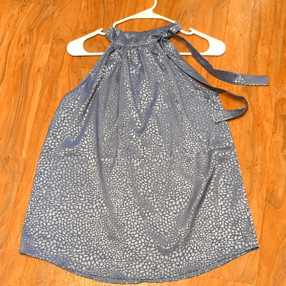 Stylish Blue Halter Top